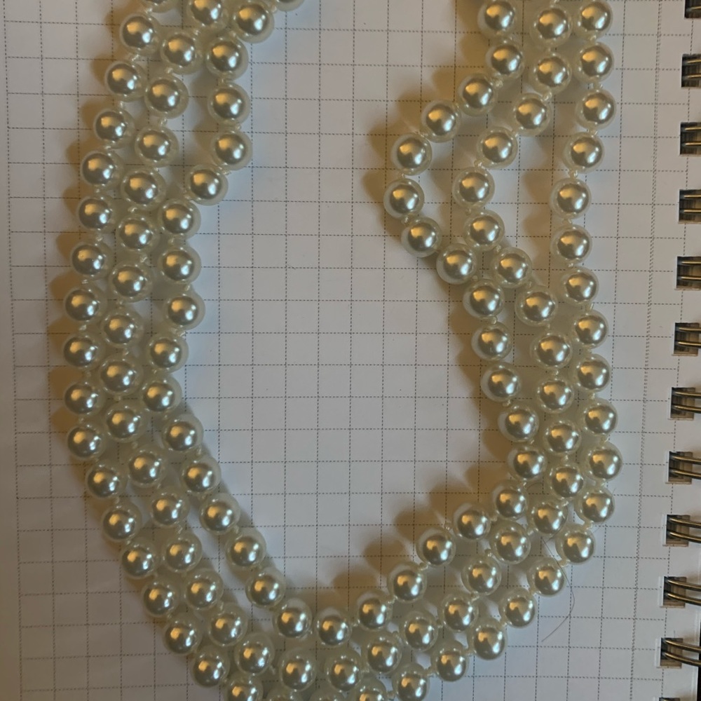 Three Layered Pearl Necklace